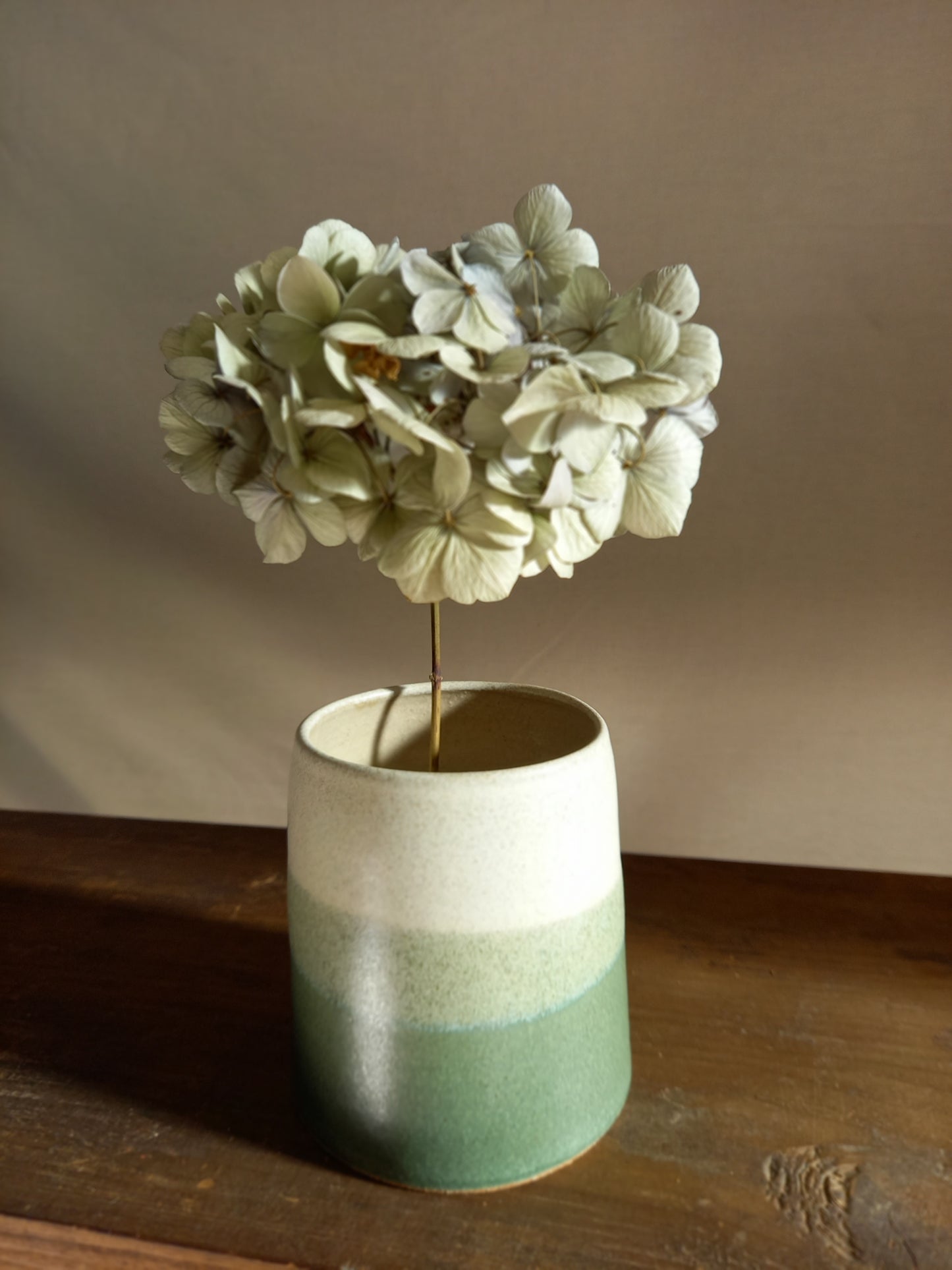Lagoon Green Short Vase